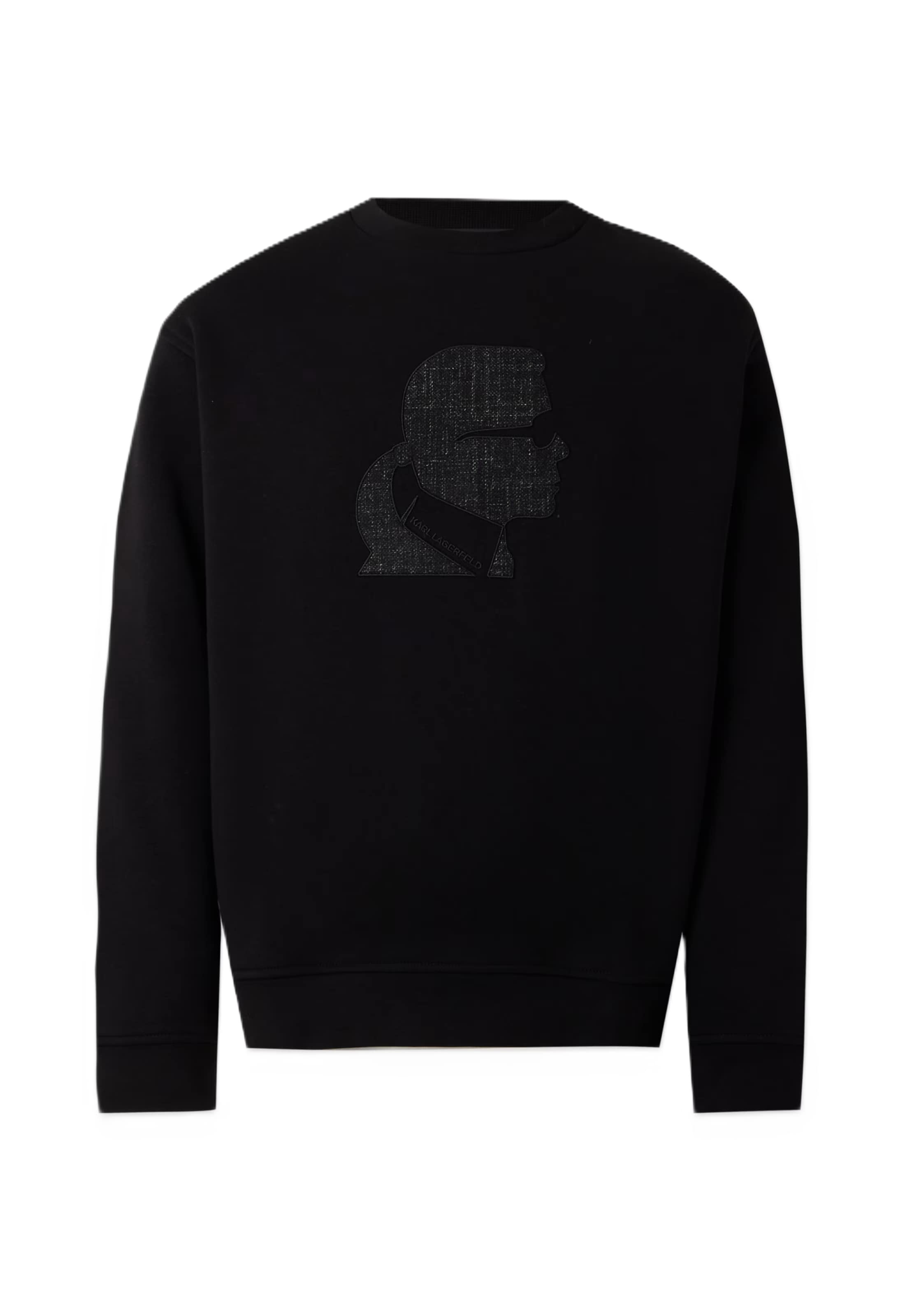 Karl Lagerfeld Sweatshirt in Black: front
