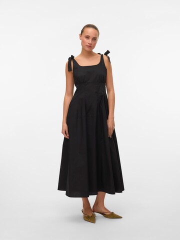 VERO MODA Jurk 'VMJustine' in Zwart: voorkant