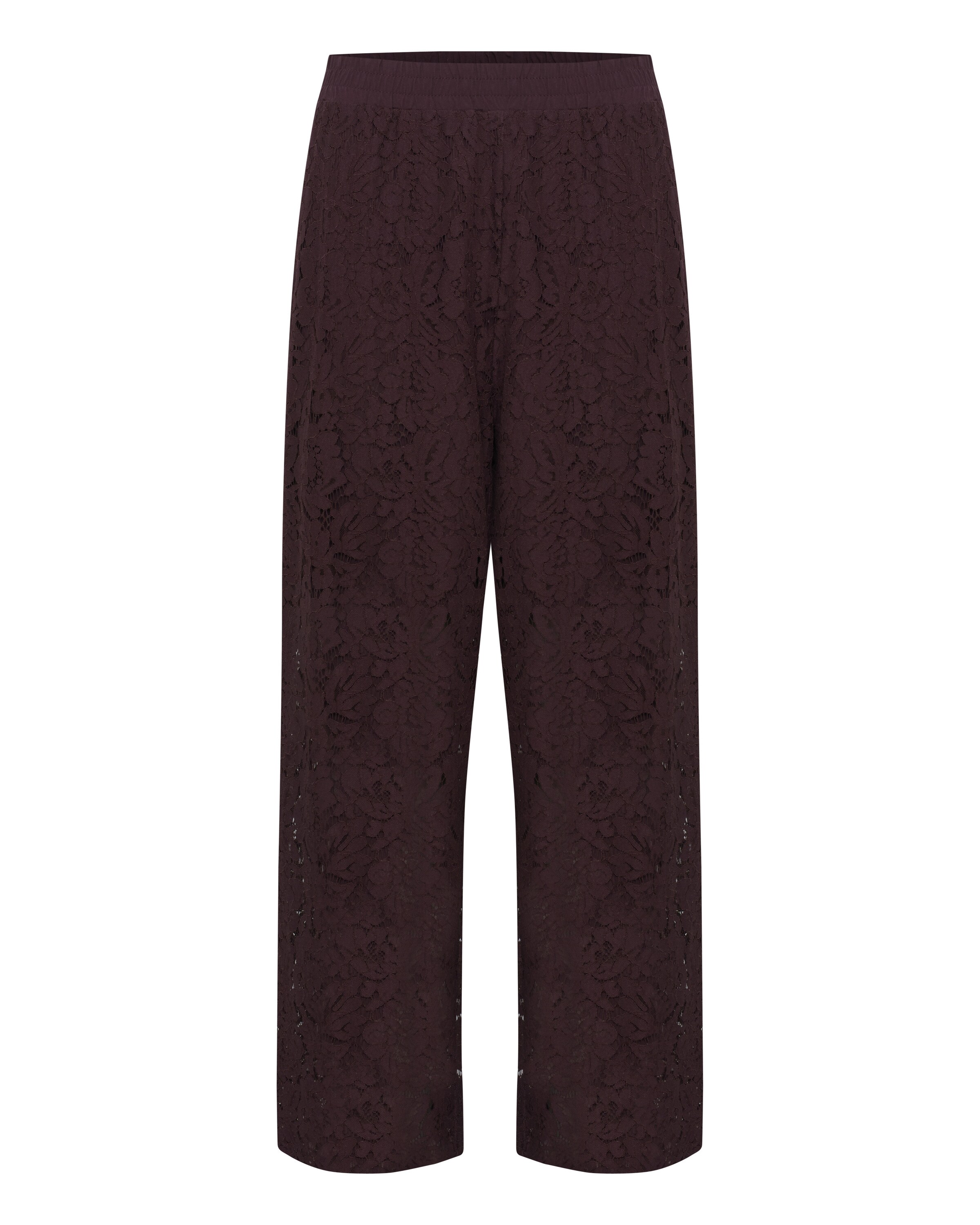 Kaffe Pantalon 'Nomi' en brun foncé, Vue avec produit