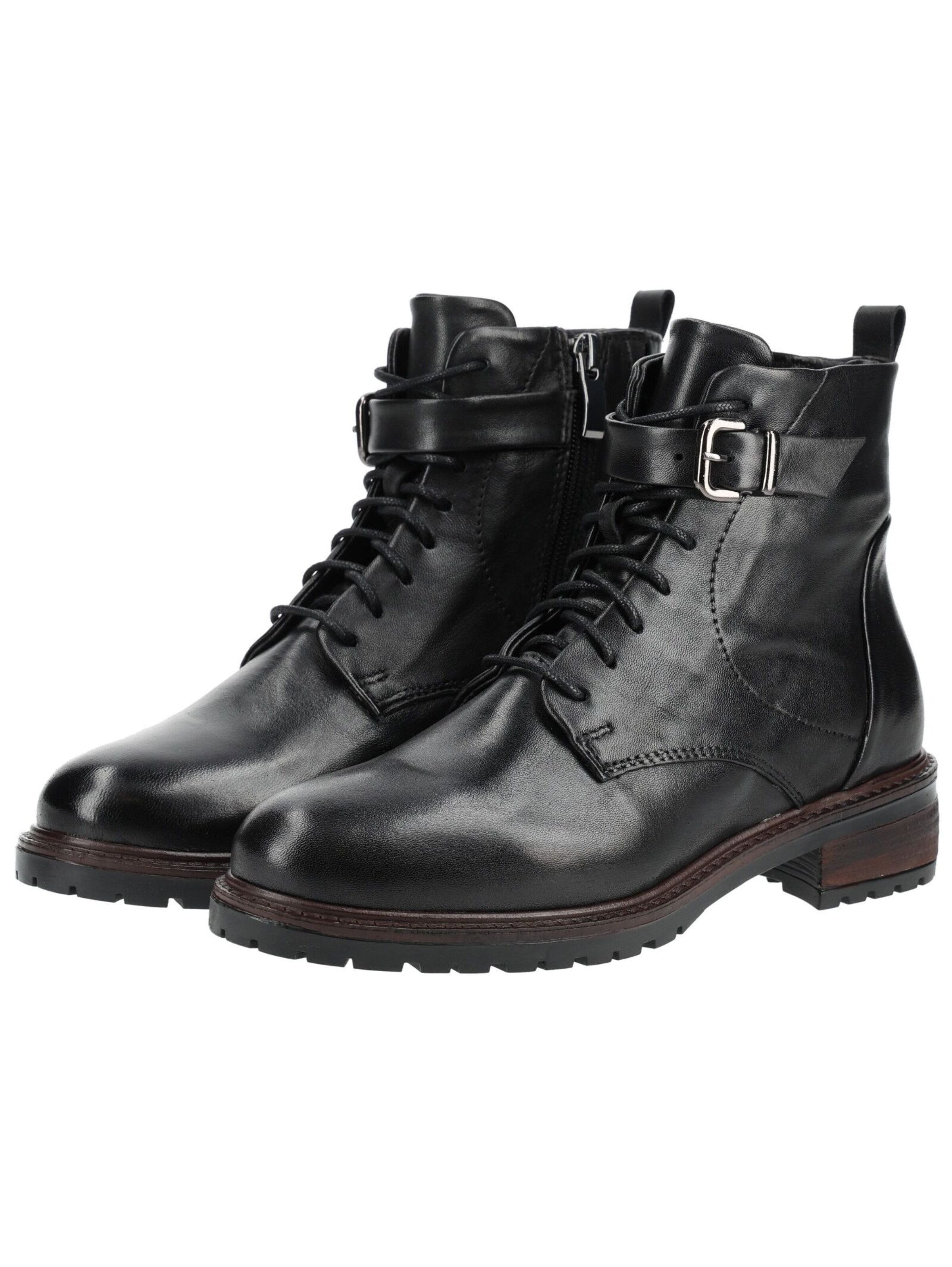 B.Z. MODA by EVERYBODY Schnürstiefelette in Schwarz
