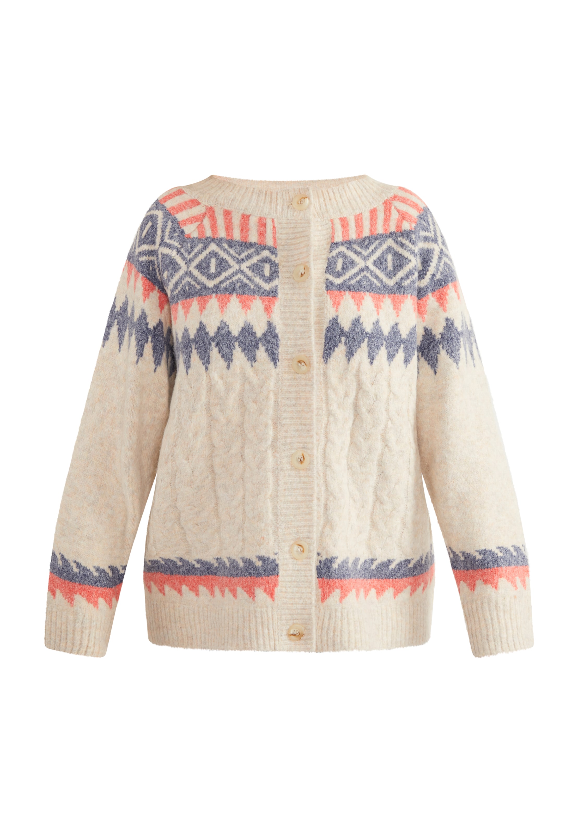 Cardigan 'Lynnea' usha BLUE LABEL en beige : devant
