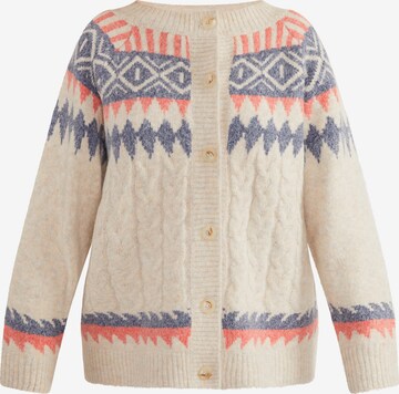 Cardigan 'Lynnea' usha BLUE LABEL en beige : devant