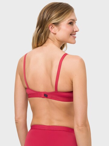 BeeDees T-shirt Bra 'BH Microfun W' in Red