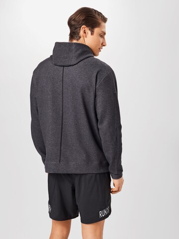 NIKE Athletic Zip-Up Hoodie 'Dry Restore' in Grey