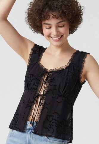 MYMO Top in Schwarz