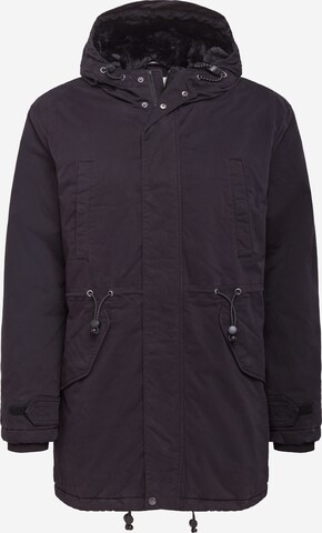 Marc O'Polo DENIM Winterparka in Zwart: voorkant