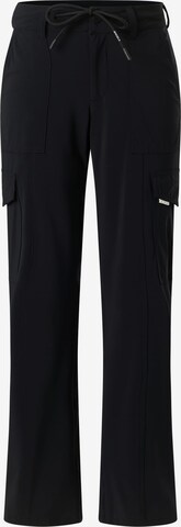 Loosefit Pantalon cargo ÆNGELS en noir : devant