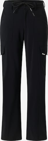 Loosefit Pantalon cargo ÆNGELS en noir : devant