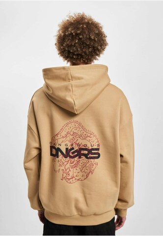 Dangerous DNGRS Sweatshirt 'Brave' in Beige