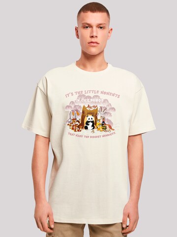 T-Shirt 'Heroes of Childhood Tao Tao Childhood Memories' F4NT4STIC en beige : devant