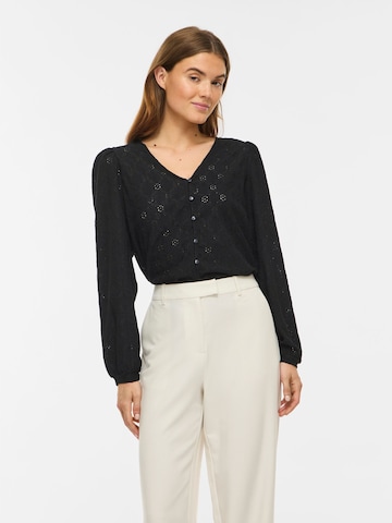 VILA Bluse 'ABBI' in Schwarz: Vorderseite