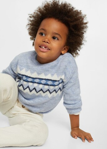 MANGO KIDS Sweter 'Niro' w kolorze niebieski