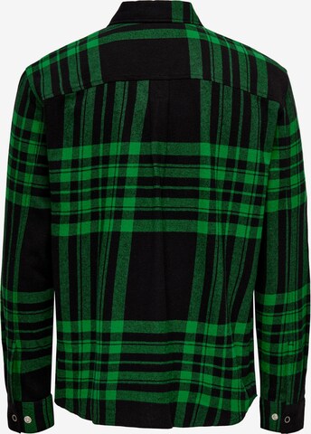 Coupe regular Chemise Only & Sons en vert