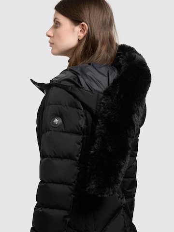khujo Winterjas 'DANIDA' in Zwart: zijkant