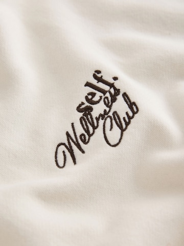 self. Sweatshirt i beige