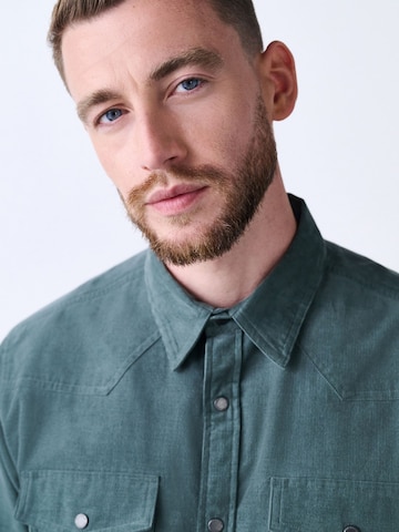 Regular fit Cămașă 'Western' de la Next pe verde
