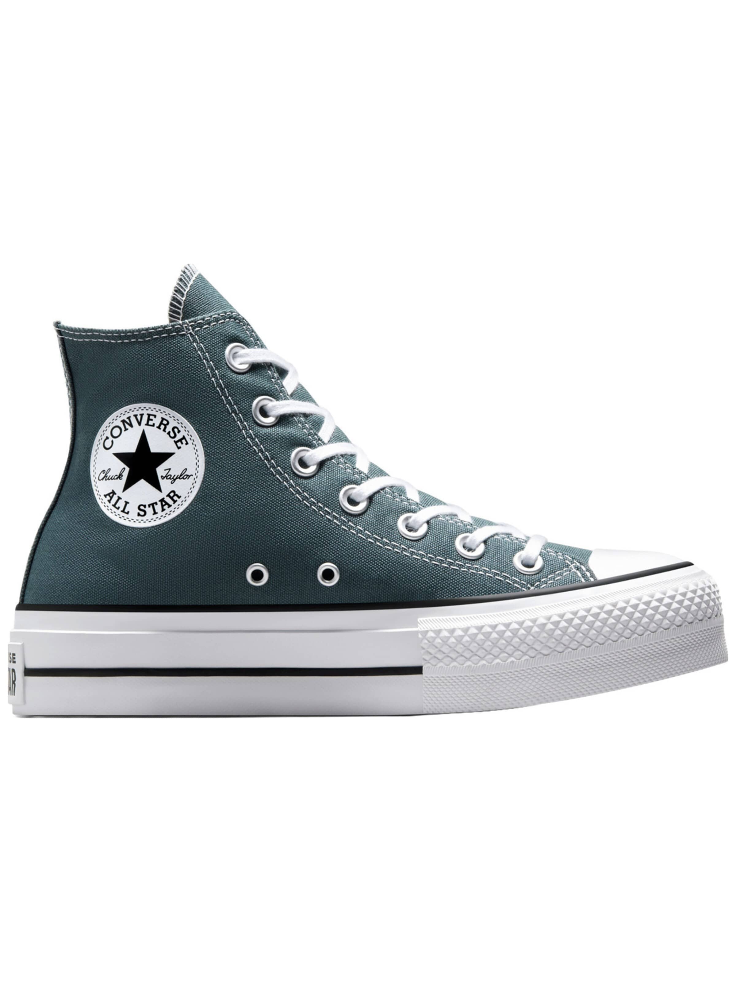 CONVERSE Baskets hautes 'Converse Chuck Taylor All Star Lift' en 37 en vert, Vue avec produit