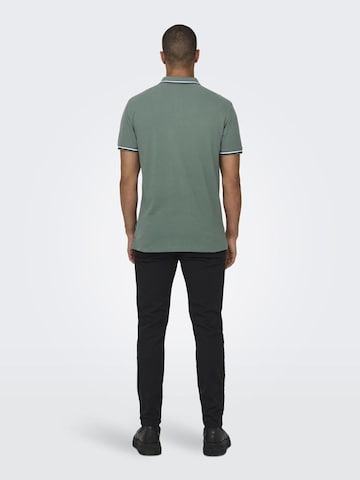 T-Shirt 'Fletcher' Only & Sons en vert