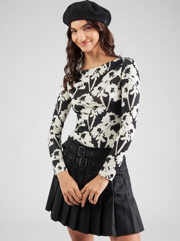 TOPSHOP Majica | črna barva: sprednja stran