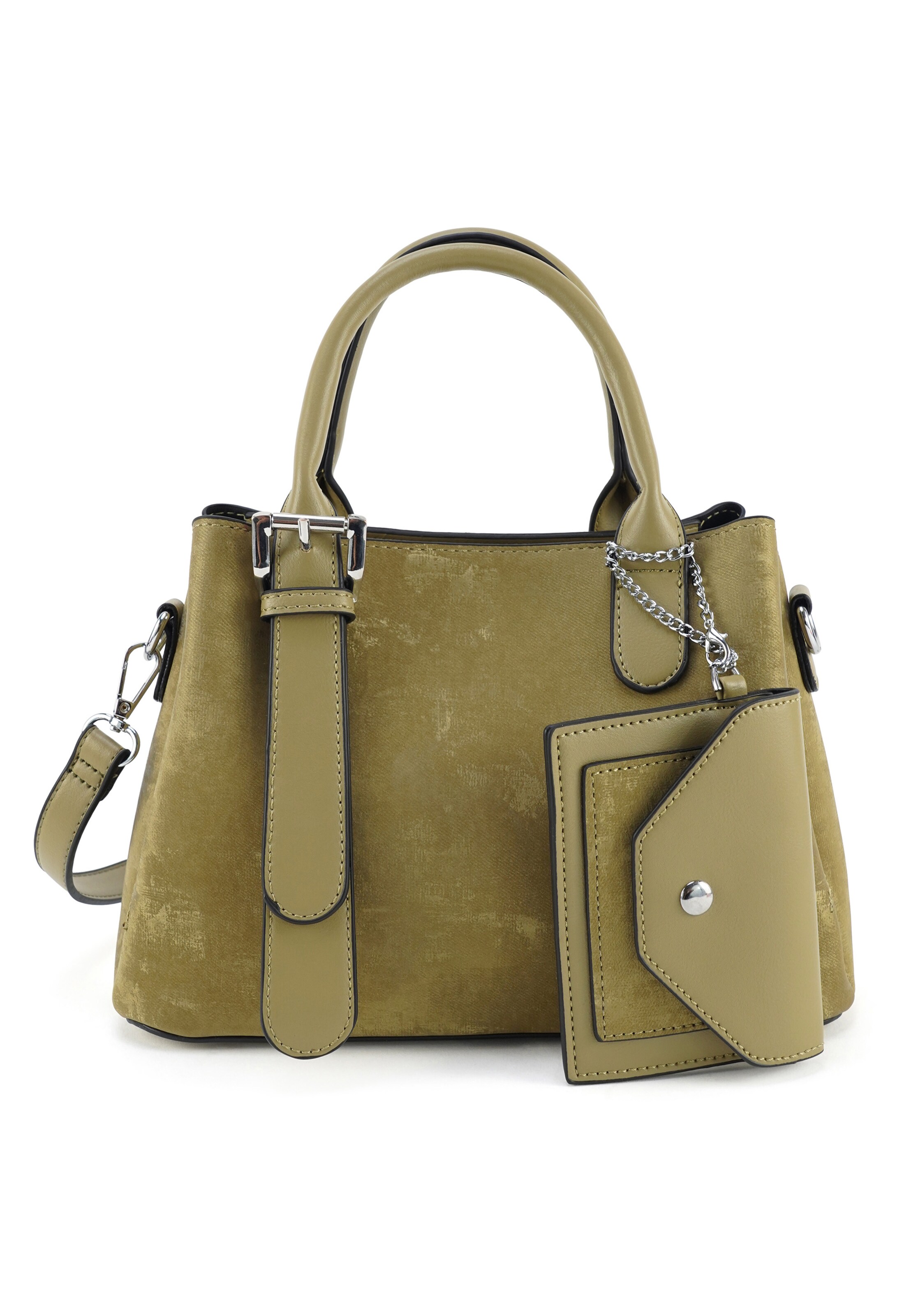 HARPA Handbag 'SELUNE' in Green: front