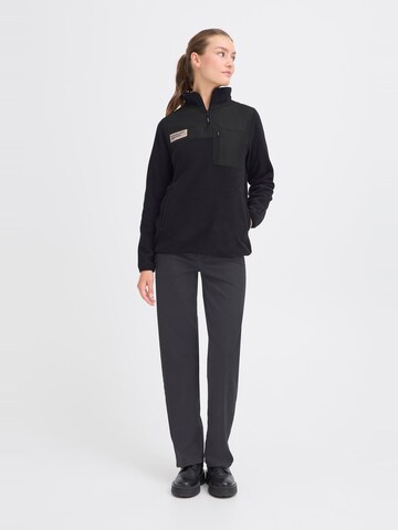 Pullover ' OXNETE HALFZIP ' di Oxmo in nero