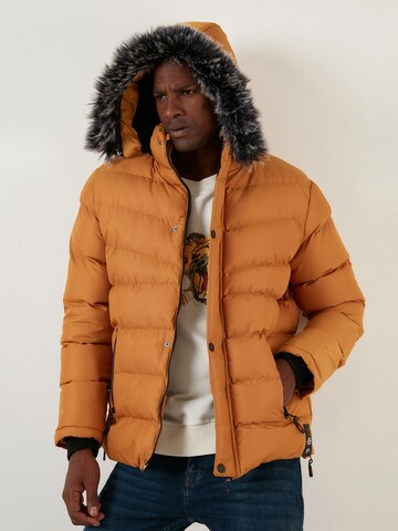 Buratti Winter Coat 'Buratti' in Yellow