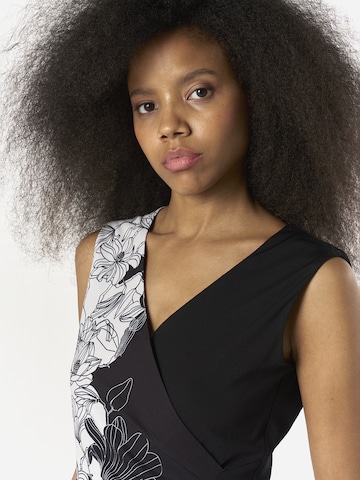 KOROSHI Cocktailjurk in Zwart