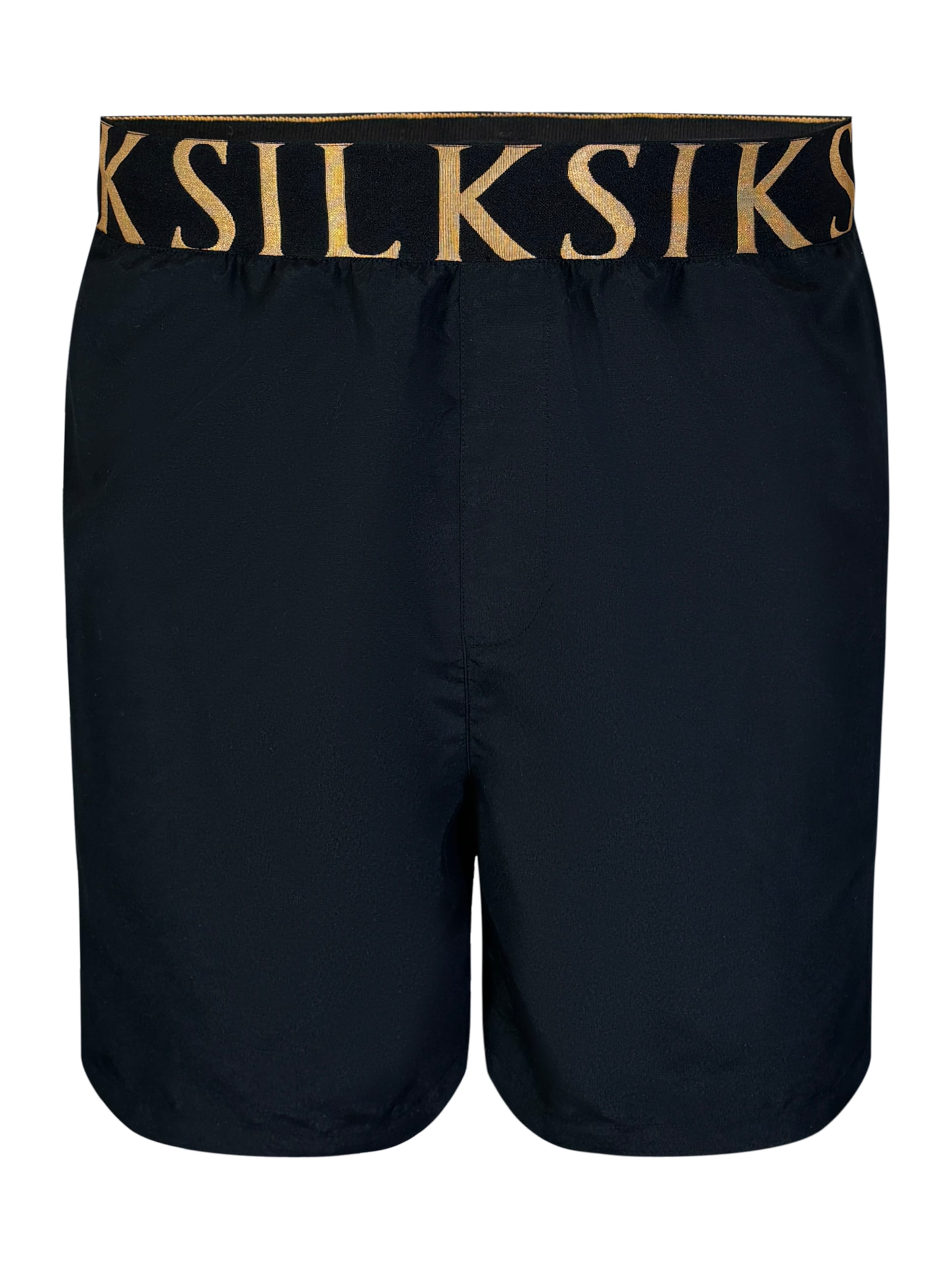 Pantaloncini da bagno di SikSilk in nero: frontale