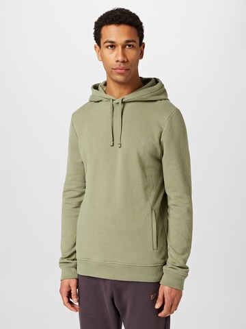 AllSaints Sweatshirt 'RAVEN' in Green: front