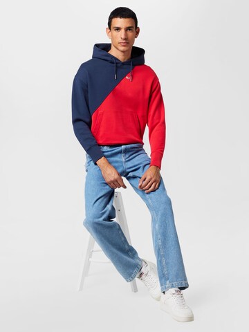 Tommy Jeans Mikina – modrá