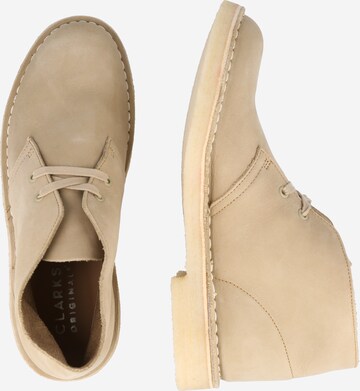 Clarks Originals Kotníkové boty – béžová