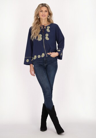 usha FESTIVAL Bluse in Blau