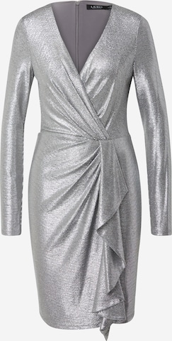 Lauren Ralph Lauren - Vestido de gala 'CINLAIT' en plata: frente