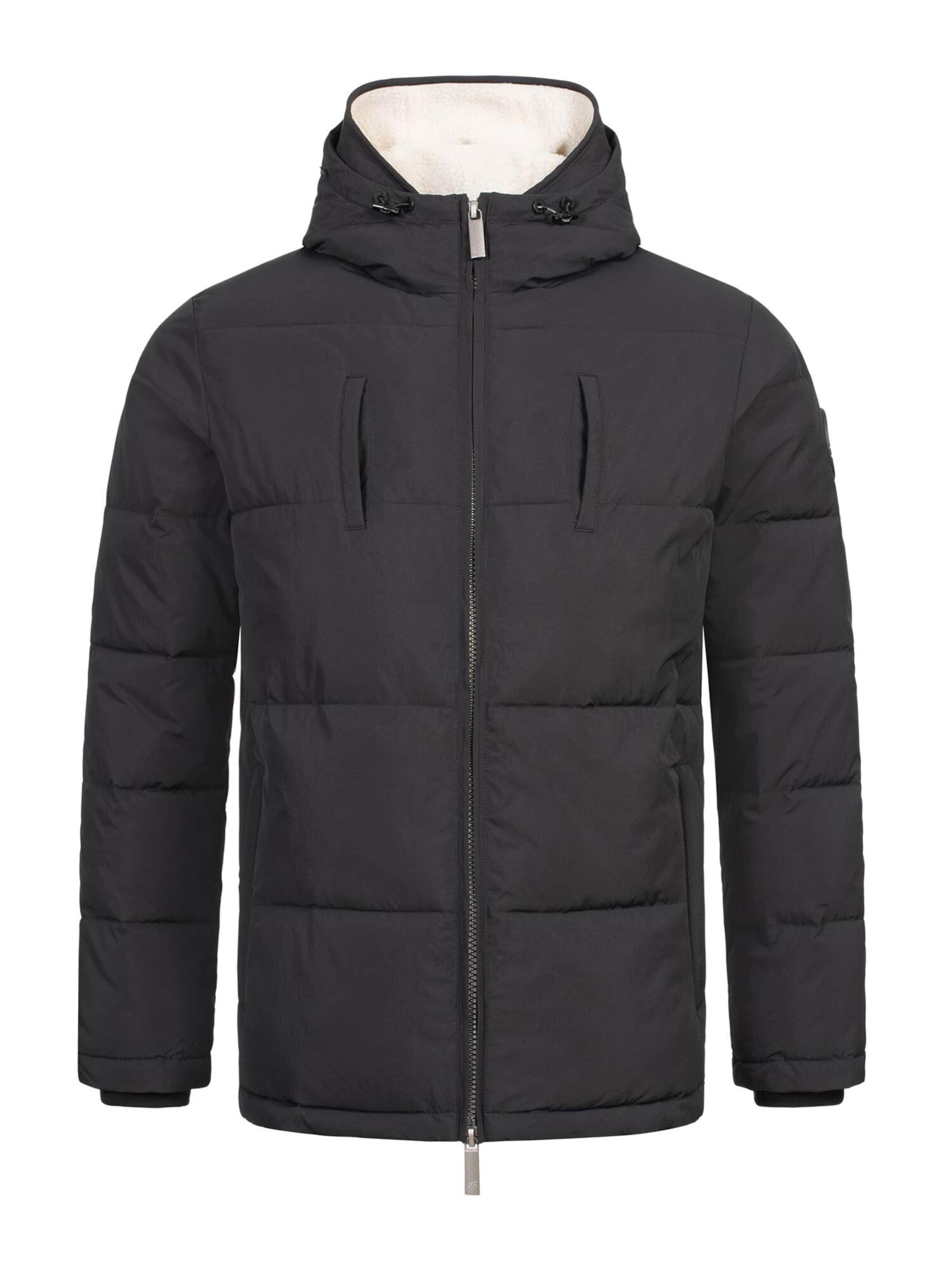 Alessandro Salvarini Winter jacket 'AS457' in Black: front