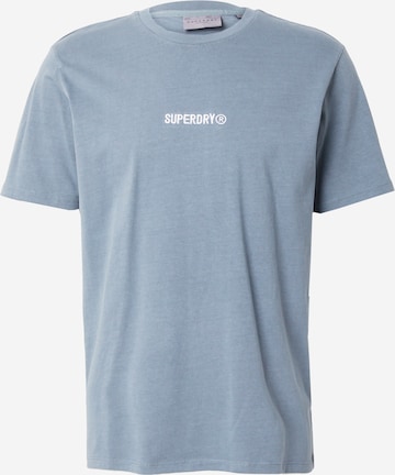 Superdry Tričko - Modrá: predná strana