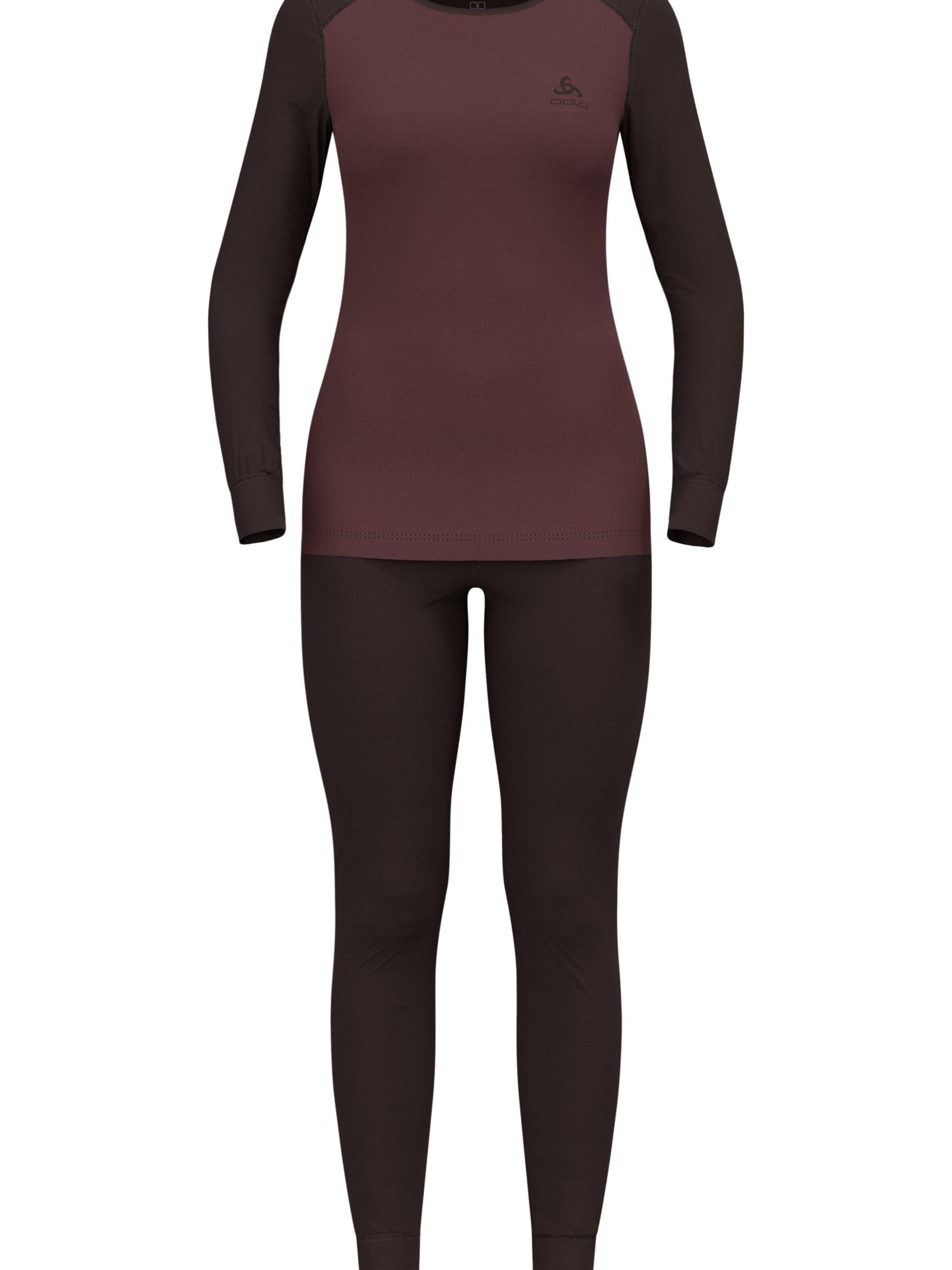 Ensemble de linge 'ACTIVE WARM' ODLO en noir : devant