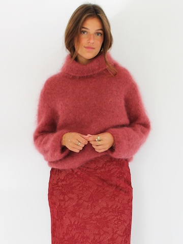 Honnête Atelier Pullover 'Dune' in Rot
