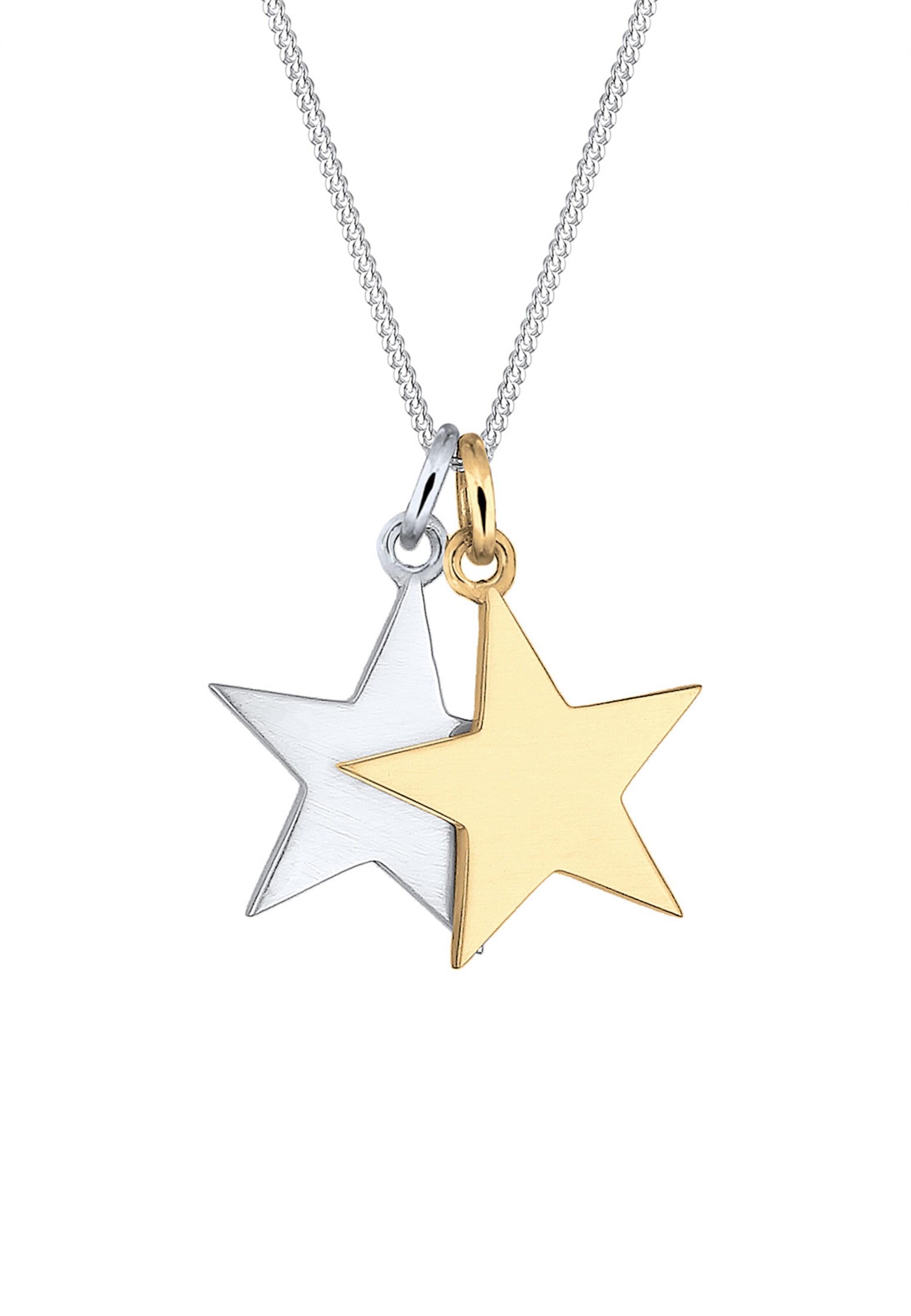 ELLI Ketting ' Astro' in Zilver