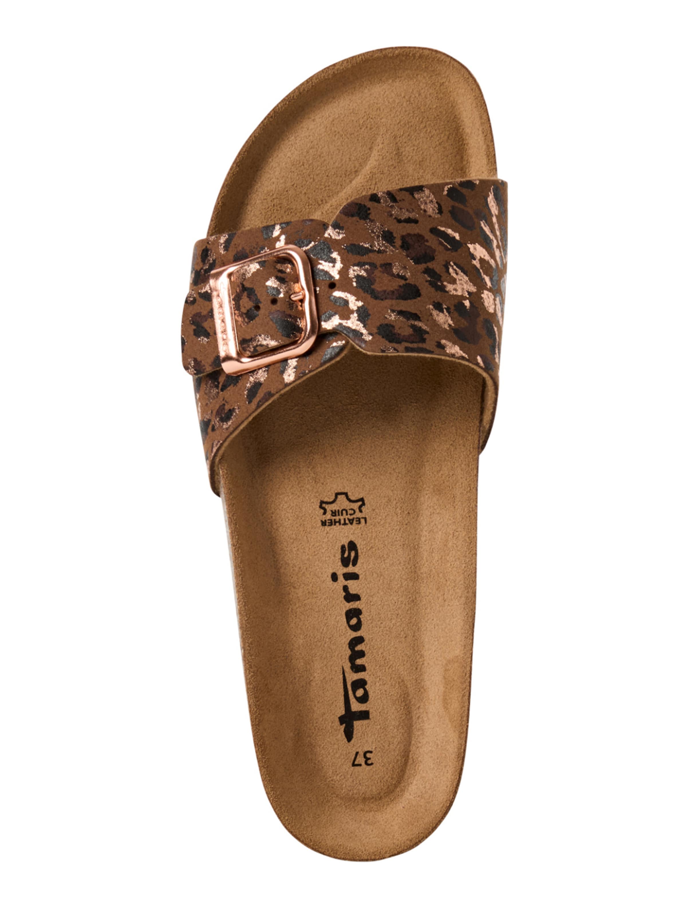 Mule Tamaris en marron