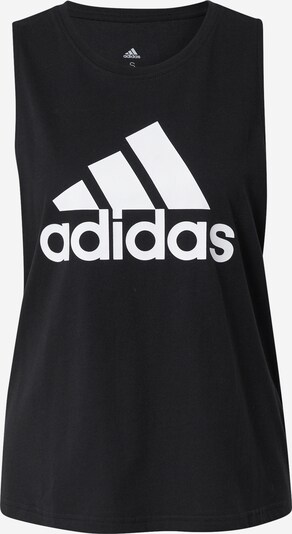 ADIDAS PERFORMANCE Αθλητικό τοπ σε μαύρο / λευκό, Άποψη προϊόντος