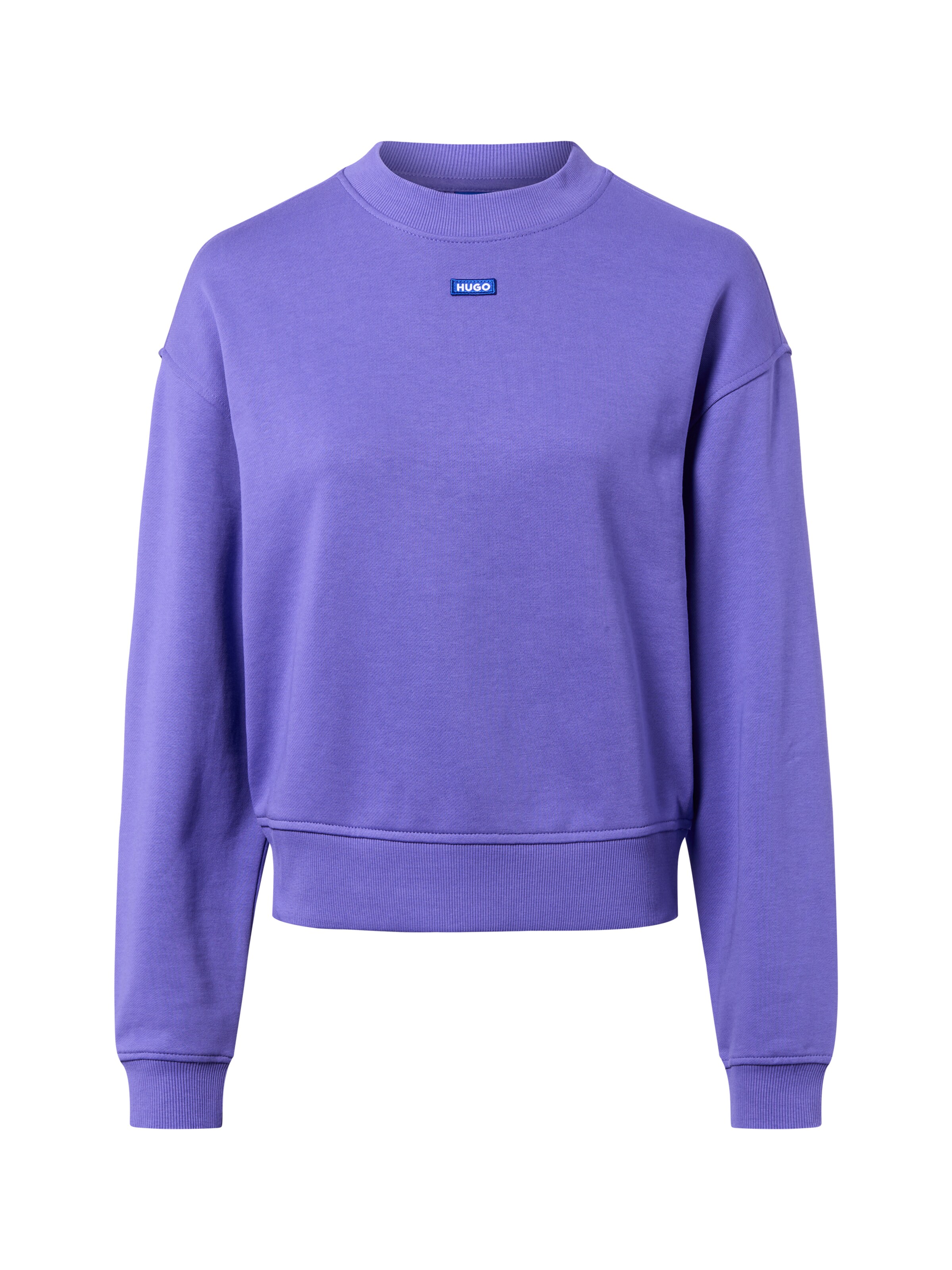 HUGO Sweatshirt 'Delessa' in de kleur Violetblauw, Productweergave