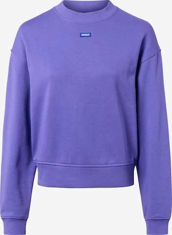 Sweat-shirt 'Delessa' HUGO en violet : devant