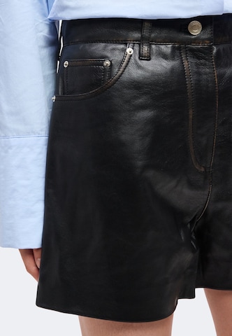 Wide Leg Pantalon IRO en noir : devant