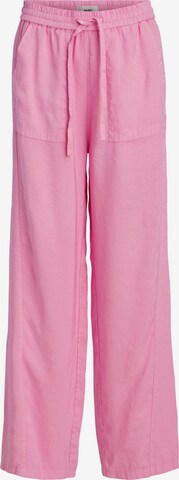 OBJECT Široke hlačnice Hlače 'PRIMULA' | roza barva: sprednja stran
