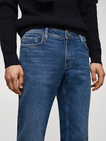 MANGO MAN Regular Jeans 'JAN' in Blauw