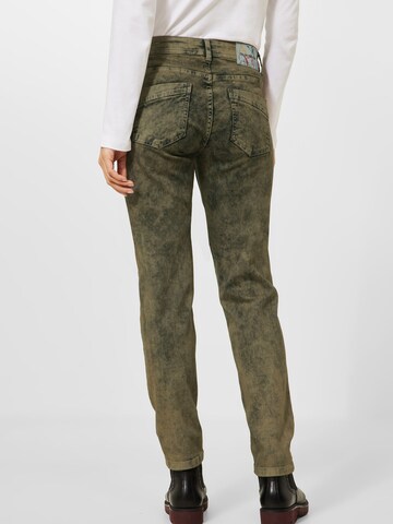 CECIL Slim fit Jeans 'Tos' in Yellow