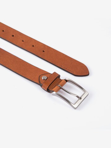 TOM TAILOR Belt 'JADEN' in Brown