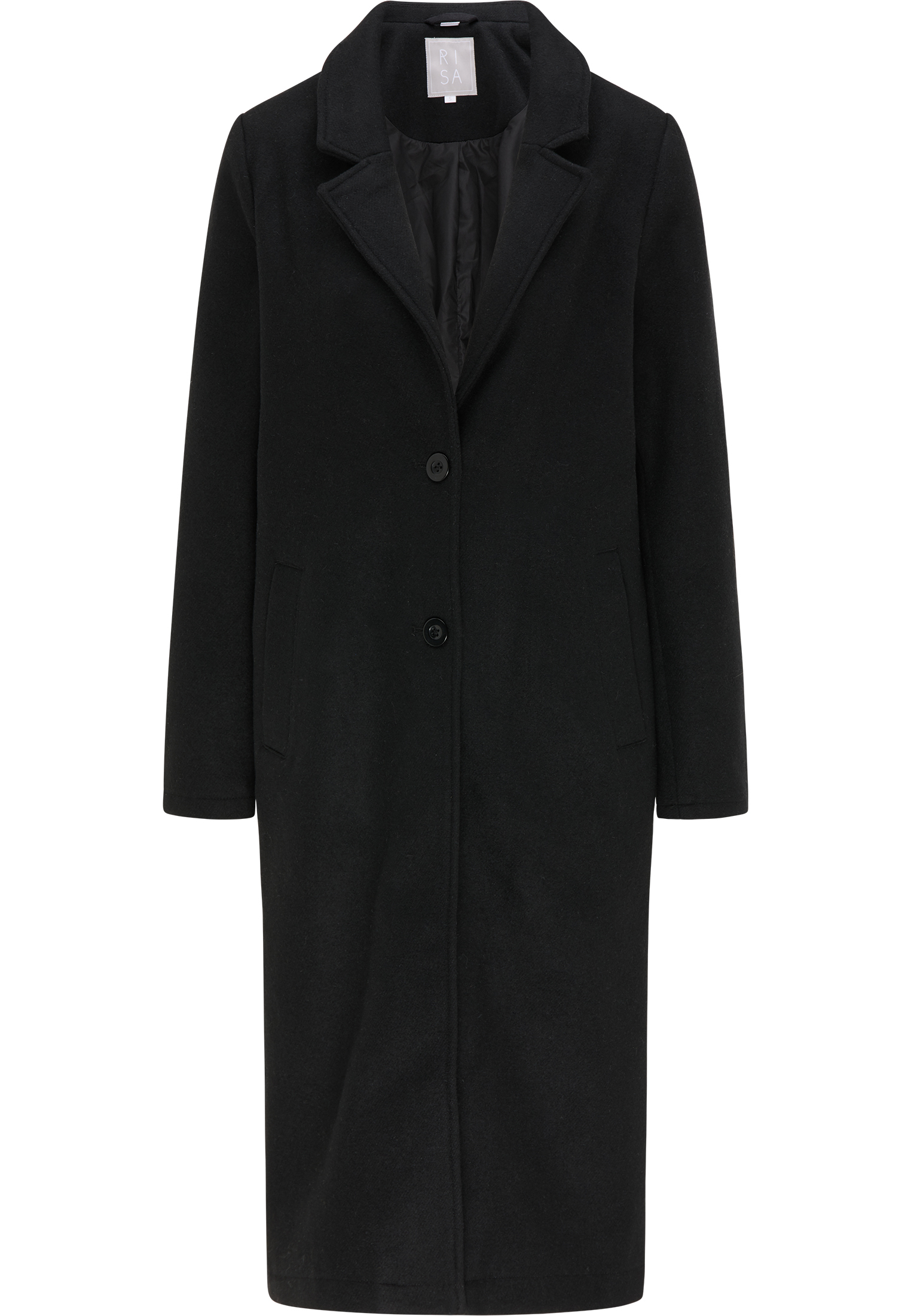 Odzież Kobiety RISA Płaszcz przejściowy w kolorze Czarnym 