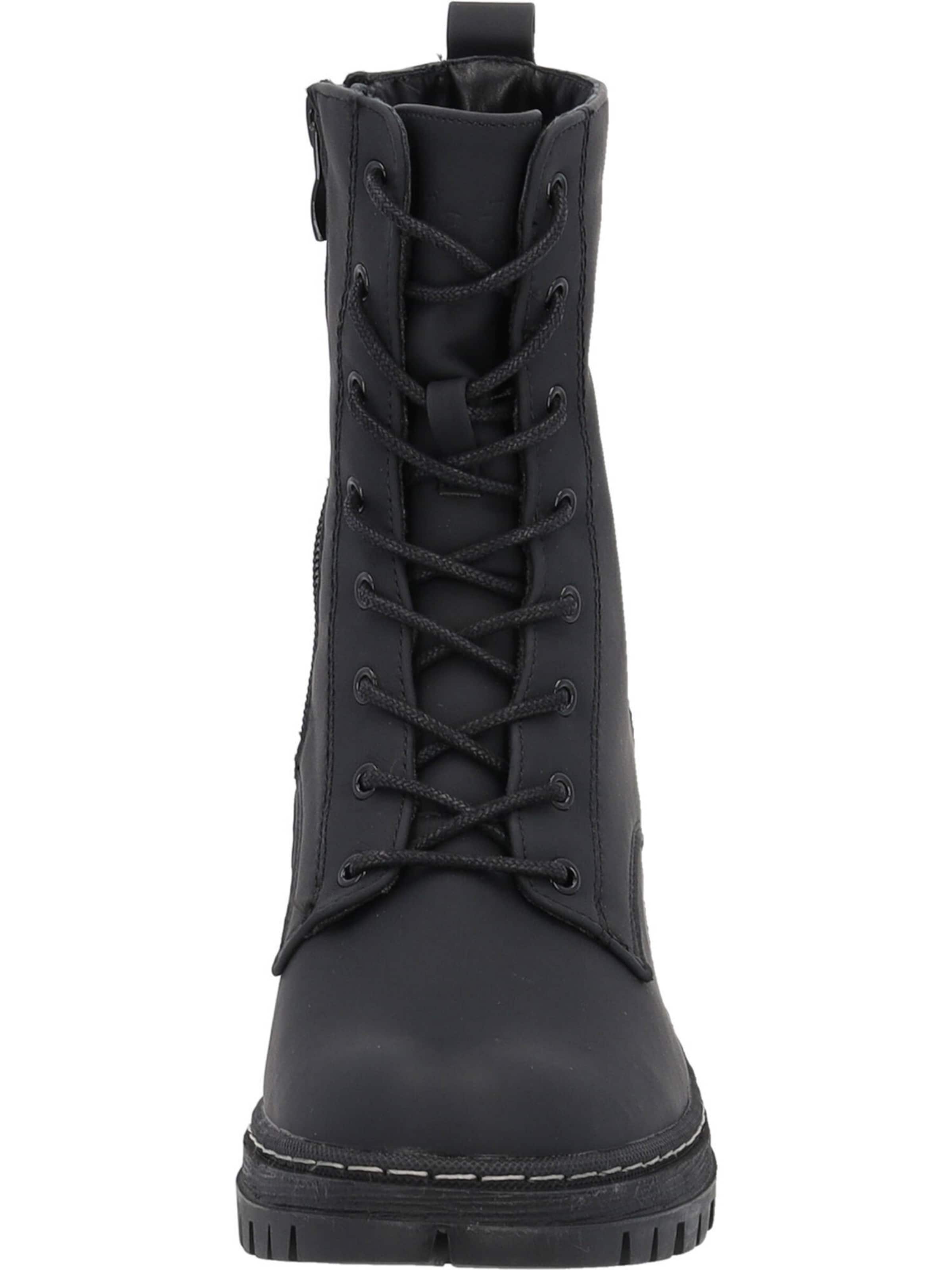 Palado Botki sznurowane 'Kefalonia' w kolorze czarny