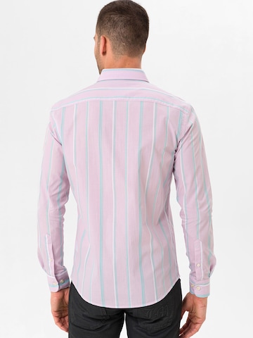 By Diess Collection Slim fit Πουκάμισο 'Narciso' σε ροζ